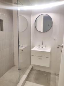 Et badeværelse på Bella Stanza