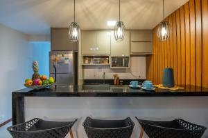 Kuchyň nebo kuchyňský kout v ubytování Apê da Villa - Localização Perfeita Por Kalug