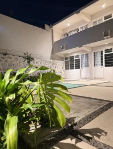 Το κτήριο όπου στεγάζεται  το πανδοχείο