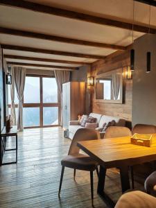 Postel nebo postele na pokoji v ubytování Wellness Snow Loft - Prato Nevoso