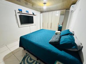 TV a/nebo společenská místnost v ubytování Casa para a cop 30