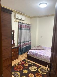 Postel nebo postele na pokoji v ubytování Central flat in the heart of Zagazig