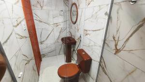 Koupelna v ubytování Suíte Nete Andrade