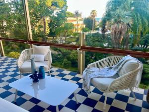 En balkon eller terrasse på ARTs at Central Station