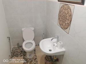 Koupelna v ubytování Jungle restobar