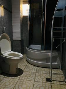 Koupelna v ubytování residence hoteliere samba