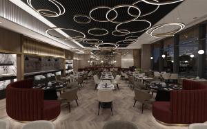 Restaurace v ubytování Ramada by Wyndham Zalau