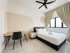 Postel nebo postele na pokoji v ubytování Youth City Residences by Manhattan Group + 173 fotografií