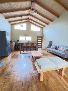 Posezení v ubytování La Magnolia Aldea Molco