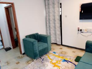 TV a/nebo společenská místnost v ubytování Pent House