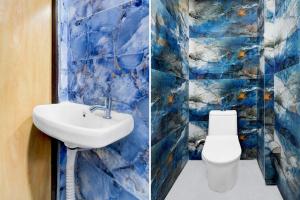 Koupelna v ubytování Super Hotel O Lakdikapul Near Birla Mandir