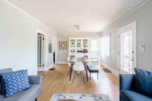 a living room with a couch and a table at Stay Portland - Alberta Arts Haven - 2BR - 4 Guests - Walk to Eats in Portland