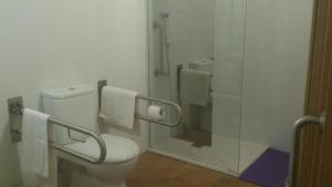 Koupelna v ubytování Albergue Vive tu Camino