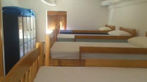 Postel nebo postele na pokoji v ubytování Albergue Vive tu Camino