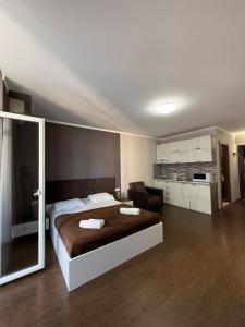 Кухня или мини-кухня в Apart Hoteli
