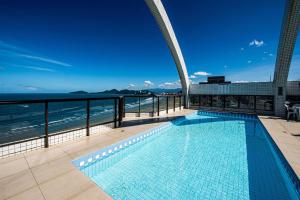 Πισίνα στο ή κοντά στο SHB - Magnífica vista ao mar no Gonzaga em Santos