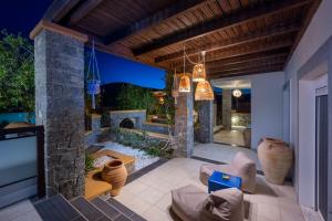Un jardín fuera de Bougan Villa