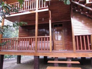 Balkón nebo terasa v ubytování Ecolodge Don Felix