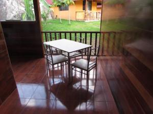 Balkón nebo terasa v ubytování Ecolodge Don Felix