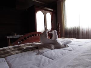 Postel nebo postele na pokoji v ubytování Ecolodge Don Felix