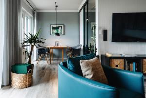 TV a/nebo společenská místnost v ubytování SchönHier