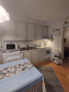 Η κουζίνα ή μικρή κουζίνα στο Puskan Mummola