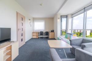 TV a/nebo společenská místnost v ubytování Quality Silesian Hotel