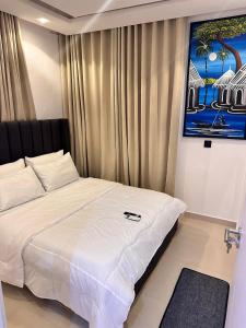 Postel nebo postele na pokoji v ubytování Jibams Apartment Luxe1