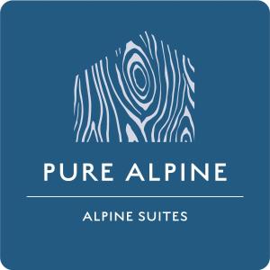 Un logotipo para una suite de electrodomésticos. en Pure Alpine Suites, en Schladming