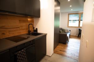 Η κουζίνα ή μικρή κουζίνα στο Alpin Chalet +6 φωτογραφίες