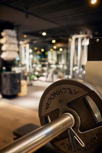 Fitness centrum a/nebo fitness zařízení v ubytování Nimb Hotel
