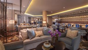 Zona d'estar a Savills Residence Daxin Shenzhen Bay