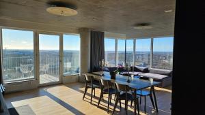 Χώρος καθιστικού στο Place Lund Apartments