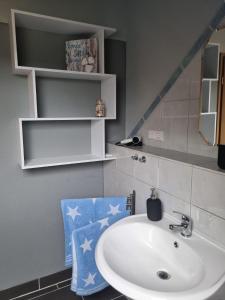 Koupelna v ubytování Johanna, Ferienwohnung + 4 fotografie