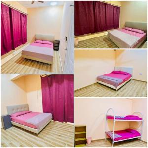 Postel nebo postele na pokoji v ubytování Syurgaku Harith Homestay