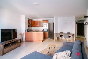 Kuchyň nebo kuchyňský kout v ubytování Apartamento Media Noche