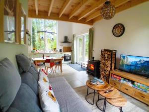 Posezení v ubytování Gîte L'Esquirol