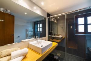 Koupelna v ubytování La Casa de la Vieja Bodega