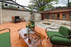 Posezení v ubytování La Casa de la Vieja Bodega