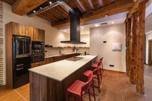 Kuchyň nebo kuchyňský kout v ubytování La Casa de la Vieja Bodega