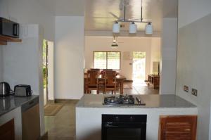 Kuchyň nebo kuchyňský kout v ubytování Villa Nika, between palm trees, beach and elephants