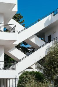 Balkón nebo terasa v ubytování Paradise Hotel-Apartments