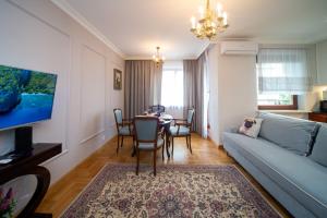 Posezení v ubytování Maya's Flats & Resorts 102 - Premium Apartment Prz