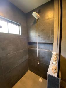 Koupelna v ubytování Secret house