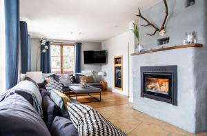 Posezení v ubytování Chalet 715