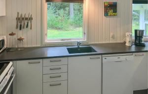 Køkken eller tekøkken på 3 Bedroom Awesome Home In Højslev