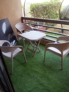 Χώρος καθιστικού στο بلوباى آسيا العين السخنه +4 φωτογραφίες