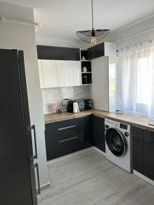Kuchyň nebo kuchyňský kout v ubytování Lucas Apartament 2