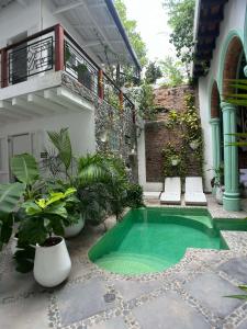 Bazén v ubytování Casa Verde Boutique Hotel nebo v jeho okolí