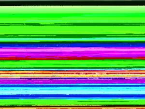 Una pantalla de computadora con colores del arco iris. en Apartment Greenview by Interhome, en Blankenburg